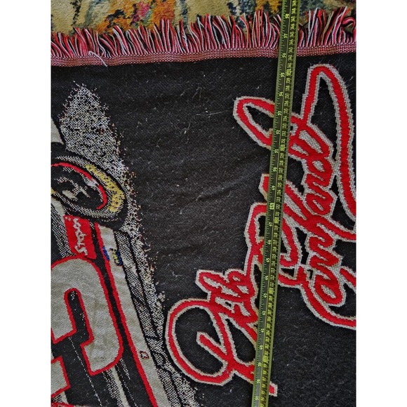Dale Earnhardt Intimidator Racing Blanket 100% Acrylic Northwest Company USA - Picture 5 of 8